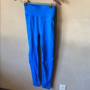 Fabletics Electric Blue Soft and Cozy workout  leggings